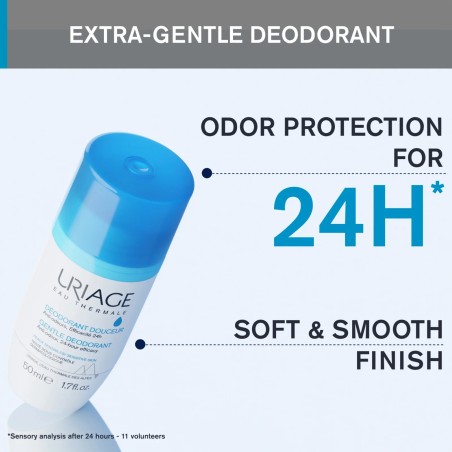 URIAGE DEODORANT DOUCEUR ROLL-ON 50ML – Pour le visage | URIAGE  5