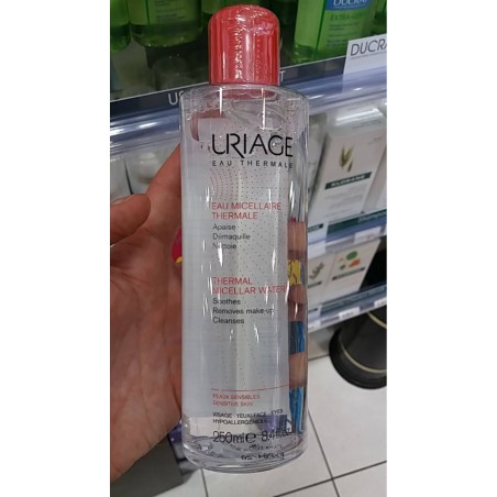 URIAGE EAU MICELLAIRE THERMALE SANS PARFUM 250ML – Pour le visage | URIAGE  1