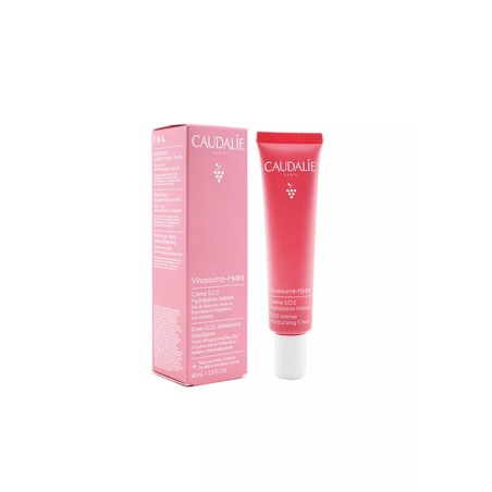 CAUDALIE VINOSOURCE HYDRA CREME SOS HYDRATATION INTENSE TUBE 40ML – Pour le visage | CAUDALIE  3