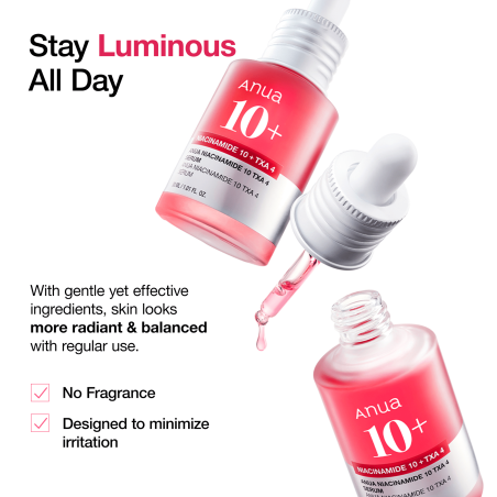 ANUA NIACINAMIDE 10% + TXA 4% SERUM 30ML – Anti-taches pigmentaires | ANUA  3