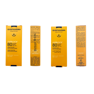 ISISPHARMA UVEBLOCK SPF80 INVISIBLE CREME 40ML REF COIVISI019 – Protection solaire et bronzage | ISIS PHARMA  2