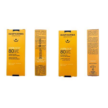 ISISPHARMA UVEBLOCK SPF80 INVISIBLE CREME 40ML REF COIVISI019 – Protection solaire et bronzage | ISIS PHARMA  2